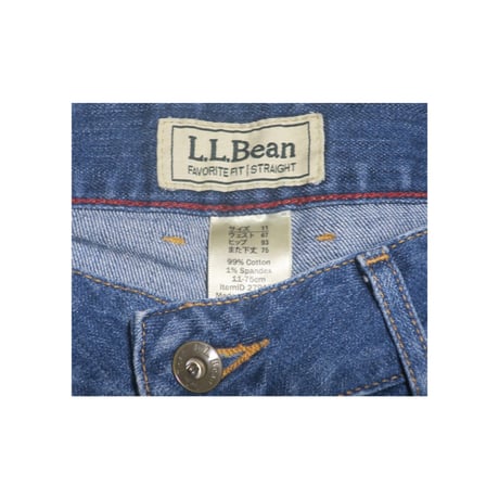 『レディース』L.L.Bean(エルエルビーン) デニムパンツ メキシコ製 アメカジ 古着
