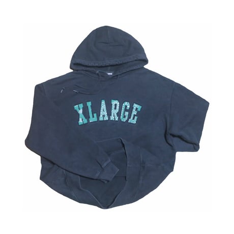 XLARGE(エクストララージ) パーカー プルオーバー ストリート フェード 古着