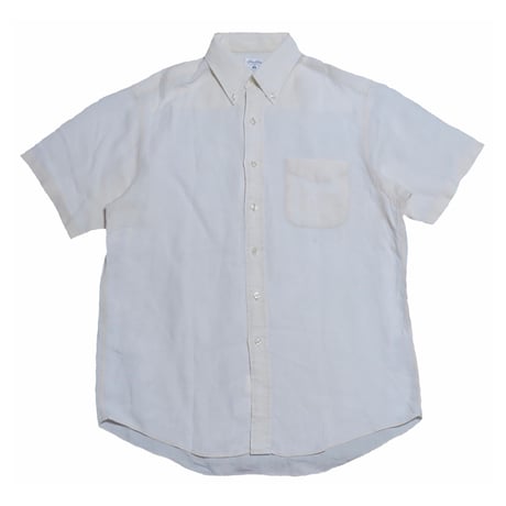 Brooks Brothers(ブルックスブラザーズ) リネンシャツ アメトラ ボタンダウン 古着
