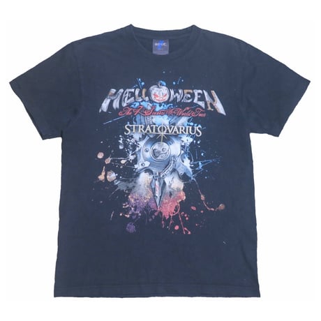 HELLOWEEN(ハロウィン) 2011 JAPAN TOUR Tシャツ バンドt ロックt ツアーt ヘヴィメタル 古着