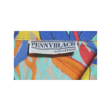 PENNYBLACK(ペニーブラック) パターンシャツ デザインシャツ 総柄 イタリア製 古着