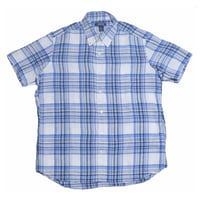 LANDS END(ランズエンド) チェック柄シャツ ボタンダウン チェックシャツ プレッピー 古着