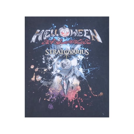 HELLOWEEN(ハロウィン) 2011 JAPAN TOUR Tシャツ バンドt ロックt ツアーt ヘヴィメタル 古着