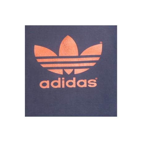 80s〜90s adidas(アディダス) Tシャツ トレフォイル 両面プリント 古着