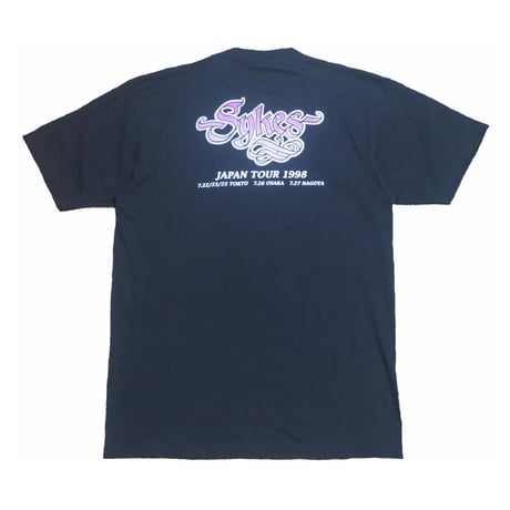 JOHN SYKES(ジョンサイクス) JAPAN TOUR 1998 Tシャツ ツアーT whitesnake thinlizzy バンドT 古着