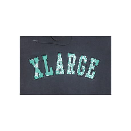 XLARGE(エクストララージ) パーカー プルオーバー ストリート フェード 古着