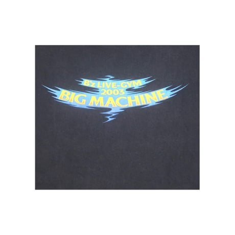 B'z(ビーズ) LIVE-GYM 2003 BIG MACHINE Tシャツ バンドt ロックt ツアーt ROCK 古着