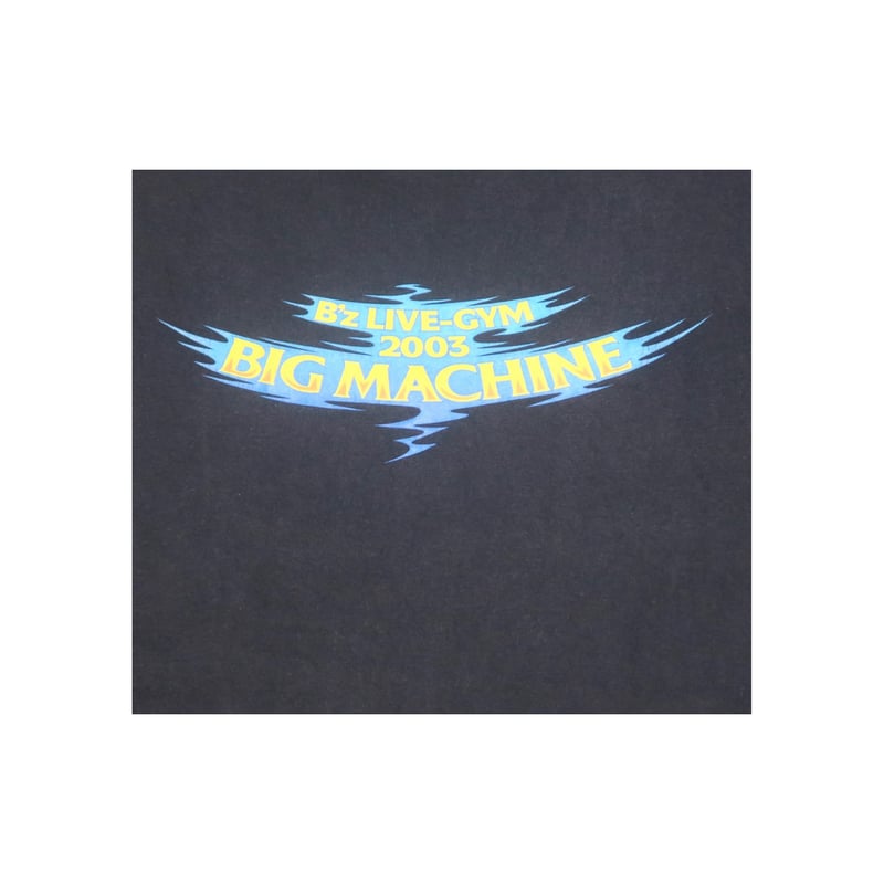 B'z(ビーズ) LIVE-GYM 2003 BIG MACHINE Tシャツ バンドt ロッ