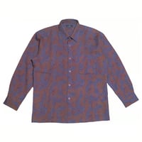 ROYAL FEUSTON(ロイヤルヒューストン) パターンシャツ 総柄 幾何学 アートシャツ 古着