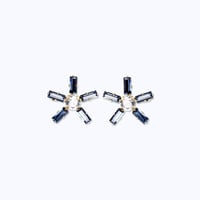 Comet Side Earrings -MIDNIGHT-