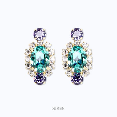 Oval Bijoux Earrings -SIREN-