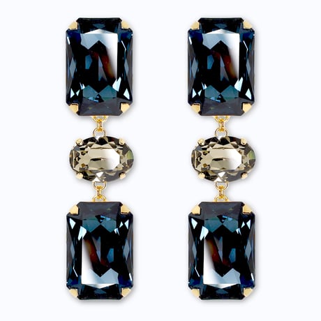 Simone Earrings -MIDNIGHT-
