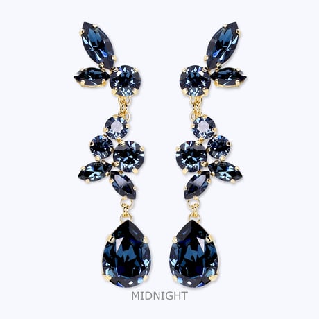 Bloom Earrings -MIDNIGHT-