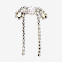 Bow Side Earring -PEARL-