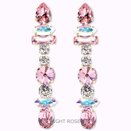 Amo Earrings -LIGHT ROSE-