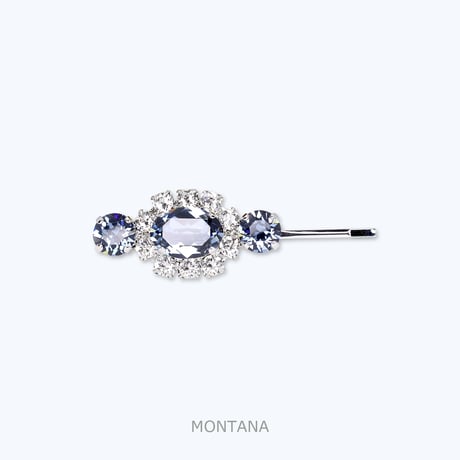 Mini Oval Bijoux Hair-pin -MONTANA-