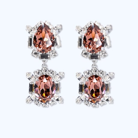 Metis Earrings -ANTIQUE PINK-