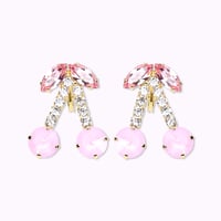 Candy Cherry Earrings -BABY PINK-