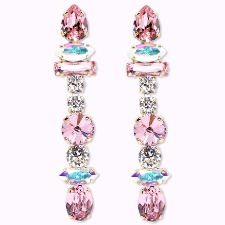 Amo Earrings -LIGHT ROSE-