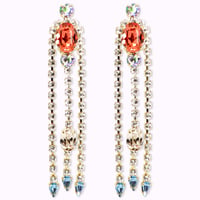 Tears Earrings -APRICOT-
