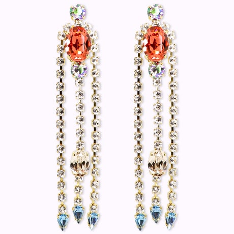 Tears Earrings -APRICOT-
