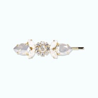 Classic Bijoux Hair-pin -METALLIC WHITE-