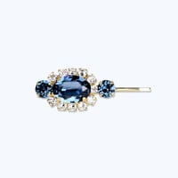 Oval Bijoux Hair-pin -MIDNIGHT-