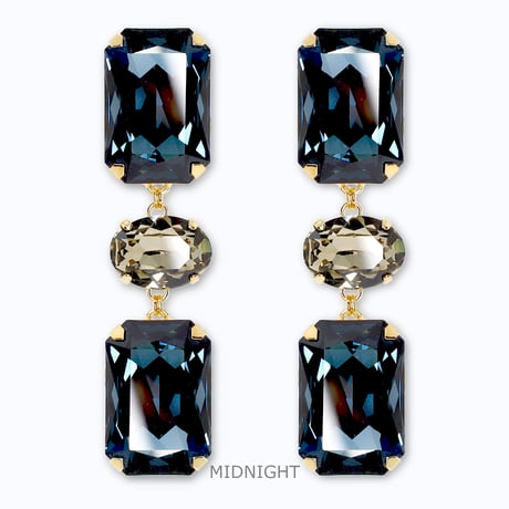 Simone Earrings -MIDNIGHT-