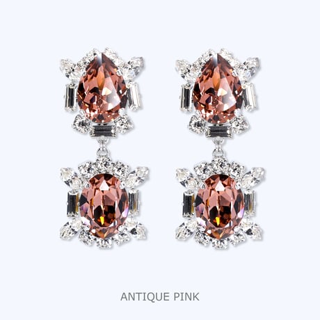 Metis Earrings -ANTIQUE PINK-