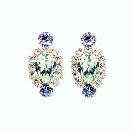 Oval Bijoux Earrings -MINT-