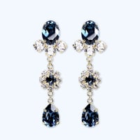 Mini Drop Earrings -MIDNIGHT-