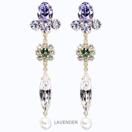 Drop Bijoux Earrings -LAVENDER-