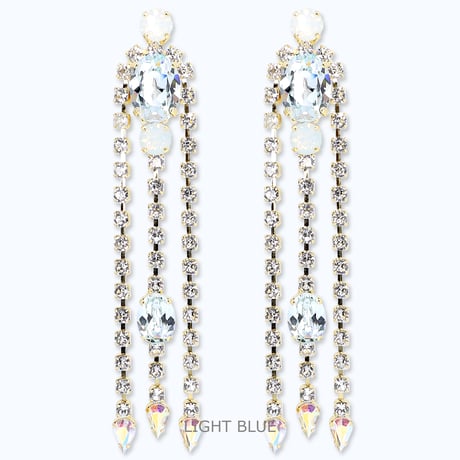 Tears Earrings -LIGHT BLUE-