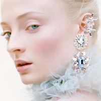 Classic Earrings -AQUA-