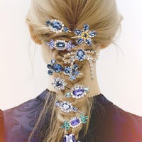 Mini Oval Bijoux Hair-pin -MONTANA-