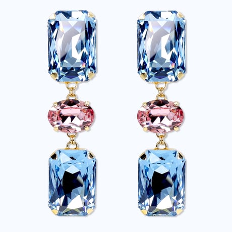 Simone Earrings -AQUA-