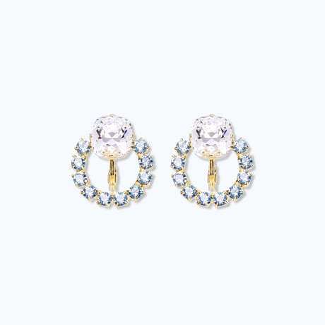 Crystal Ring Earrings -CRYSTAL-