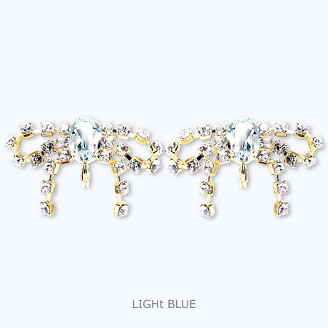 Bow Earrings -LIGHT BLUE-
