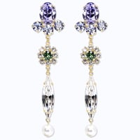 Drop Bijoux Earrings -LAVENDER-