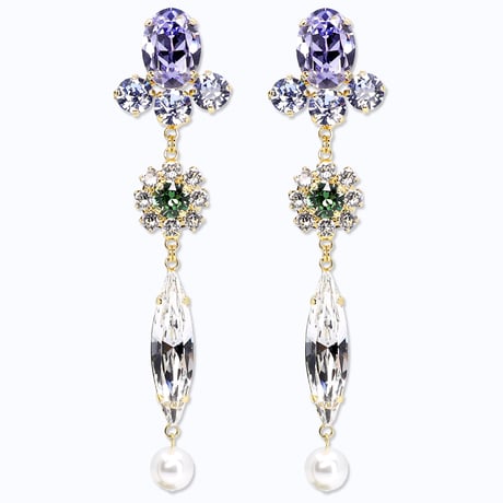 Drop Bijoux Earrings -LAVENDER-
