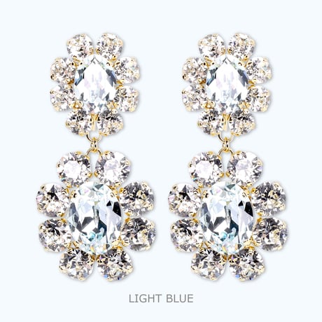 Classic Earrings -LIGHT BLUE-