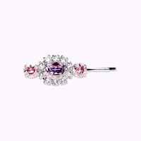 【LIMITED】Mini Oval Bijoux Hair-pin -LILAC VEIL-