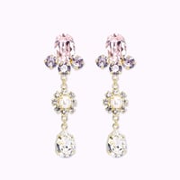 Mini Drop Earrings -POWDER PINK-