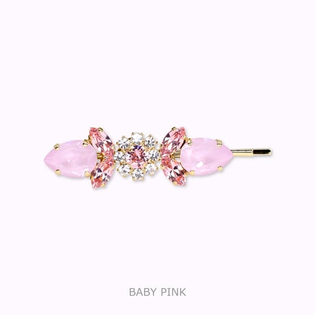 Classic Bijoux Hair-pin -BABY PINK-