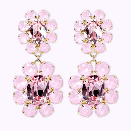 Classic Earrings -BABY PINK-