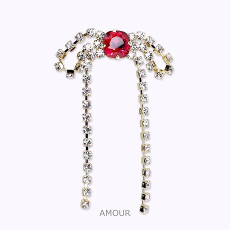 Bow Side Earring -AMOUR-
