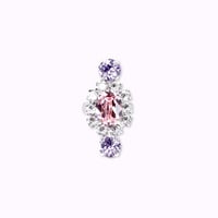 Mini Oval Bijoux Ring -POWDER PINK-