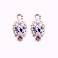 Oval Bijoux Earrings -WISTERIA-