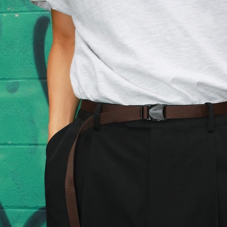 NYLON BELT BROWN