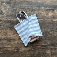 homspun  先染め帆布 ミニバッグ